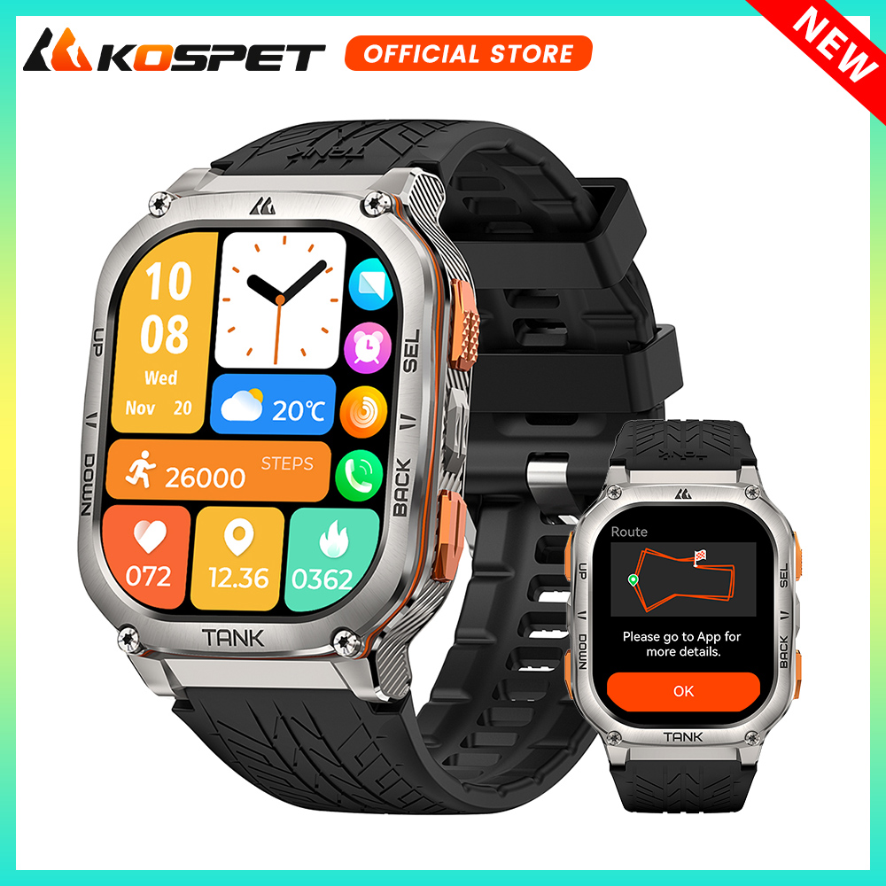 Do Oxygen Meter - KOSPET TANK M3 Ultra GPS Smartwatch