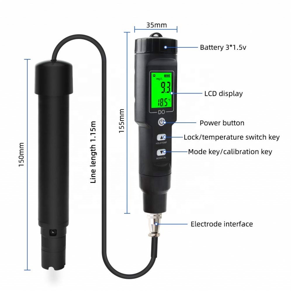 Przenośny detektor tlenu rozpu – Do Oxygen Meter recenzja i cena
