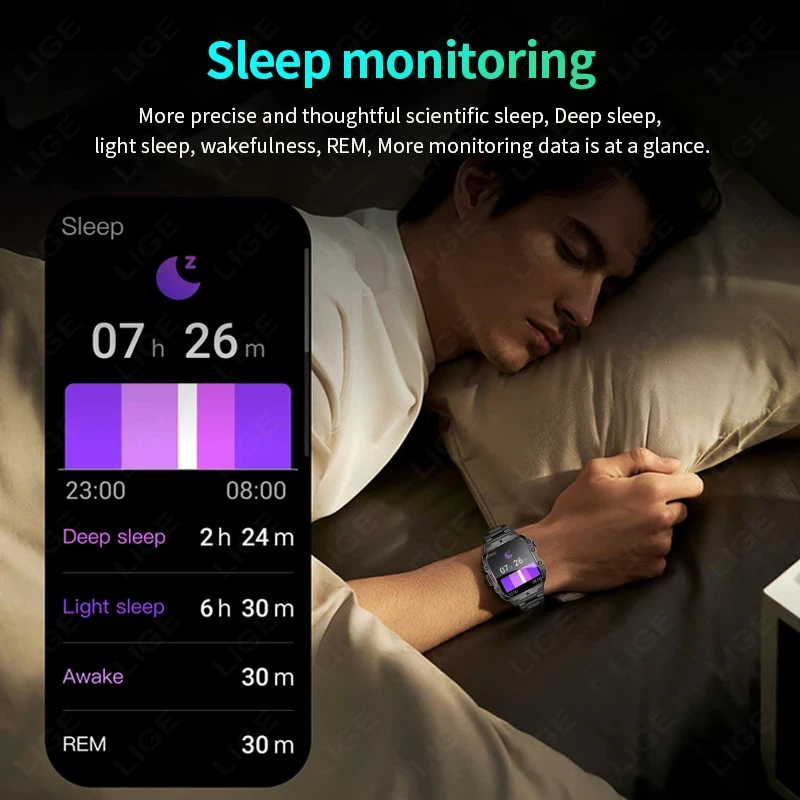 LIGE Outdoorowy Smartwatch Spo – Do Oxygen Meter recenzja i cena